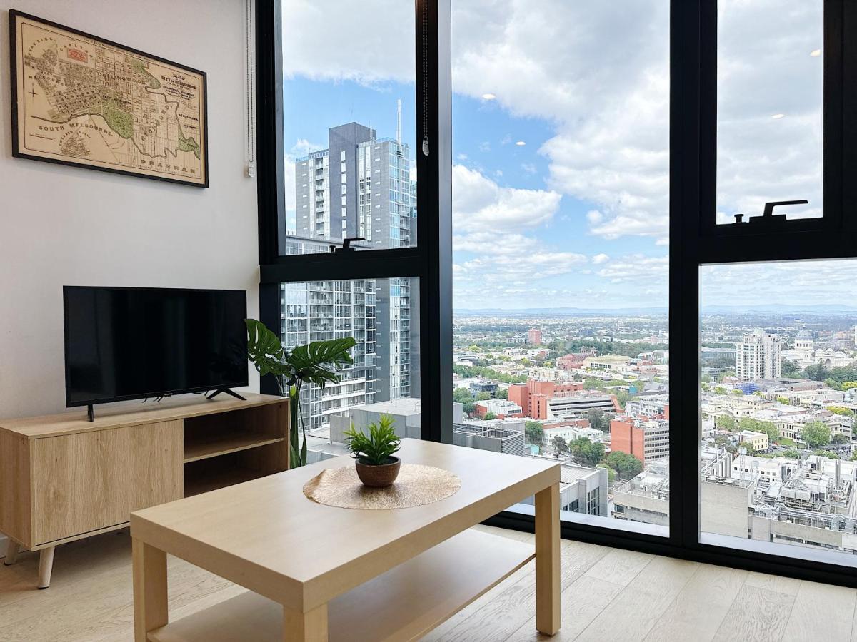 Beautiful Skyview Cbd Highrise 3Beds With Carpark Available Apartment เมลเบิร์น ภายนอก รูปภาพ
